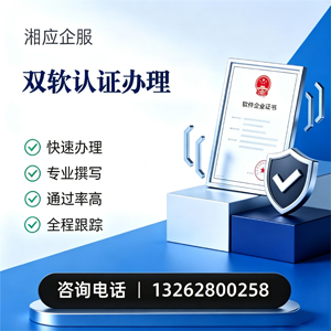杭州双软认证申报服务
