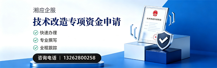 杭州技术改造专项资金申报服务