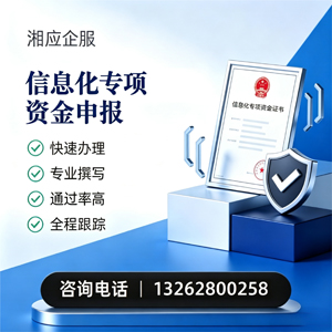 杭州信息化专项资金申报服务