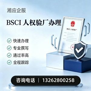 杭州BSCI人权验厂申请服务