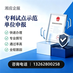 杭州专利试点示范单位申报服务
