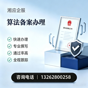 杭州算法备案申报服务